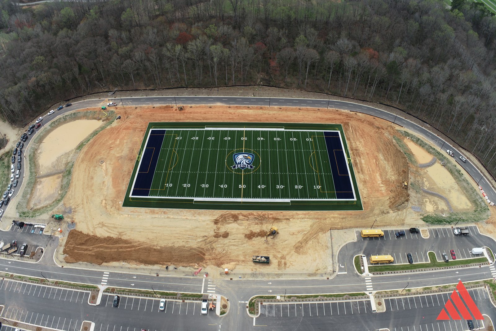 Bonnie Cone Leadership Academy charter school sitework, Huntersville, NC (2024)