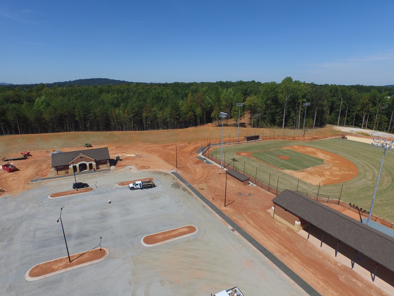 Gaston Day School Acre Athletic Complex — sports fields and roadways, Gaston County, NC (2016)