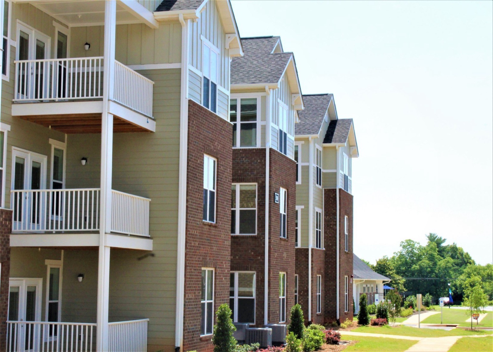 Palisades of Lincolnton Apartments completed multi-family development, Lincolnton, NC (2019)