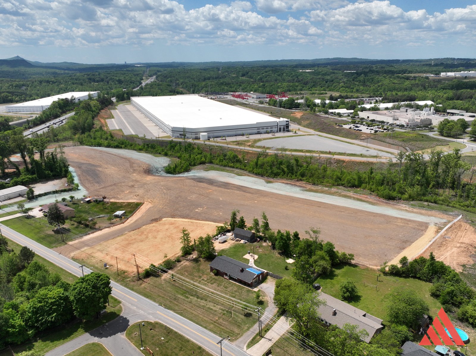 Shannon Bradley eight-acre laydown yard, Gastonia, NC (2026)