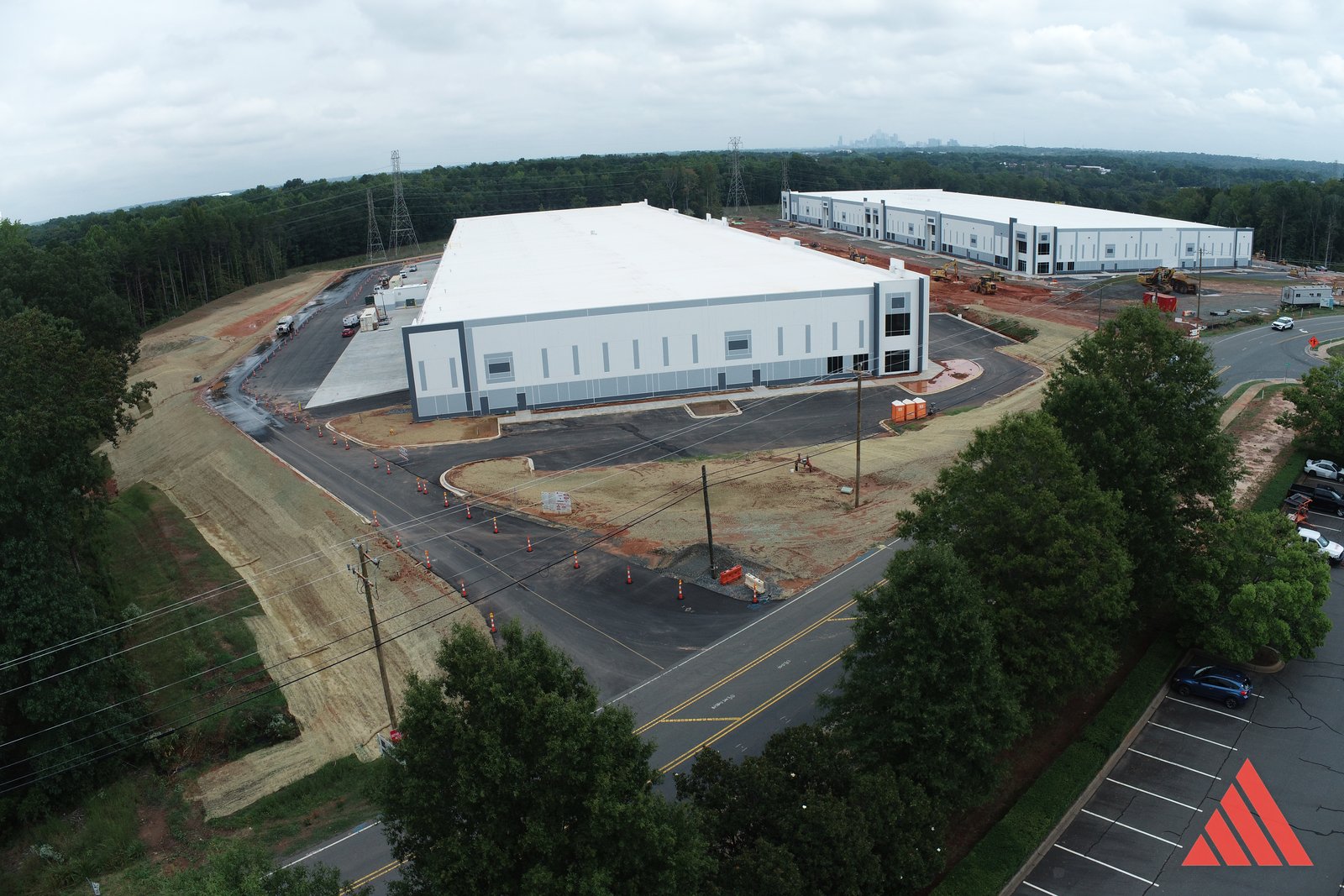 Skyway Industrial two-building tilt-wall development site, Charlotte, NC (2025)