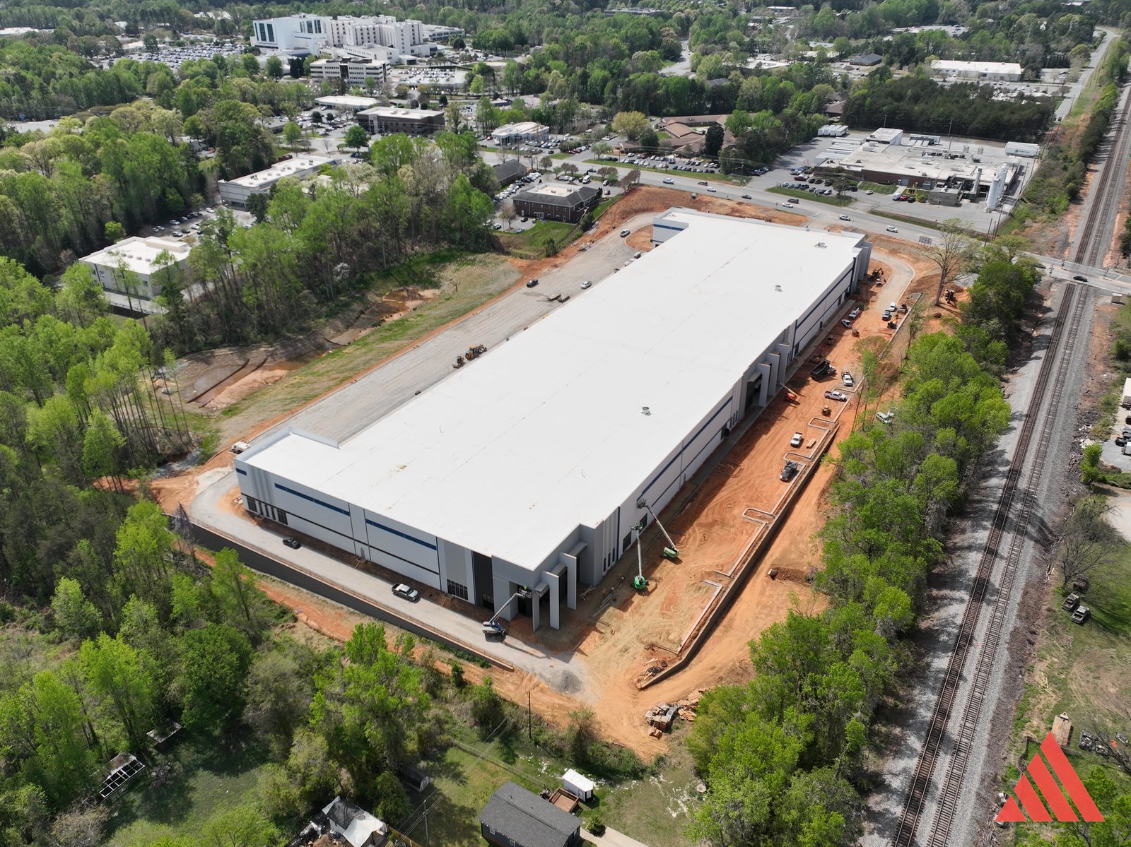 Westside Logistics 180,000 SF logistics center site, Cox Road, Gastonia, NC (2026)